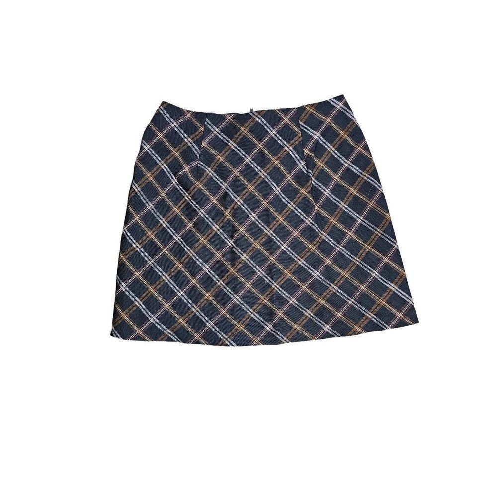 Tracy Evans Plaid Pleated A-line Mini Skirt Vintage EUC Size 7 Junior